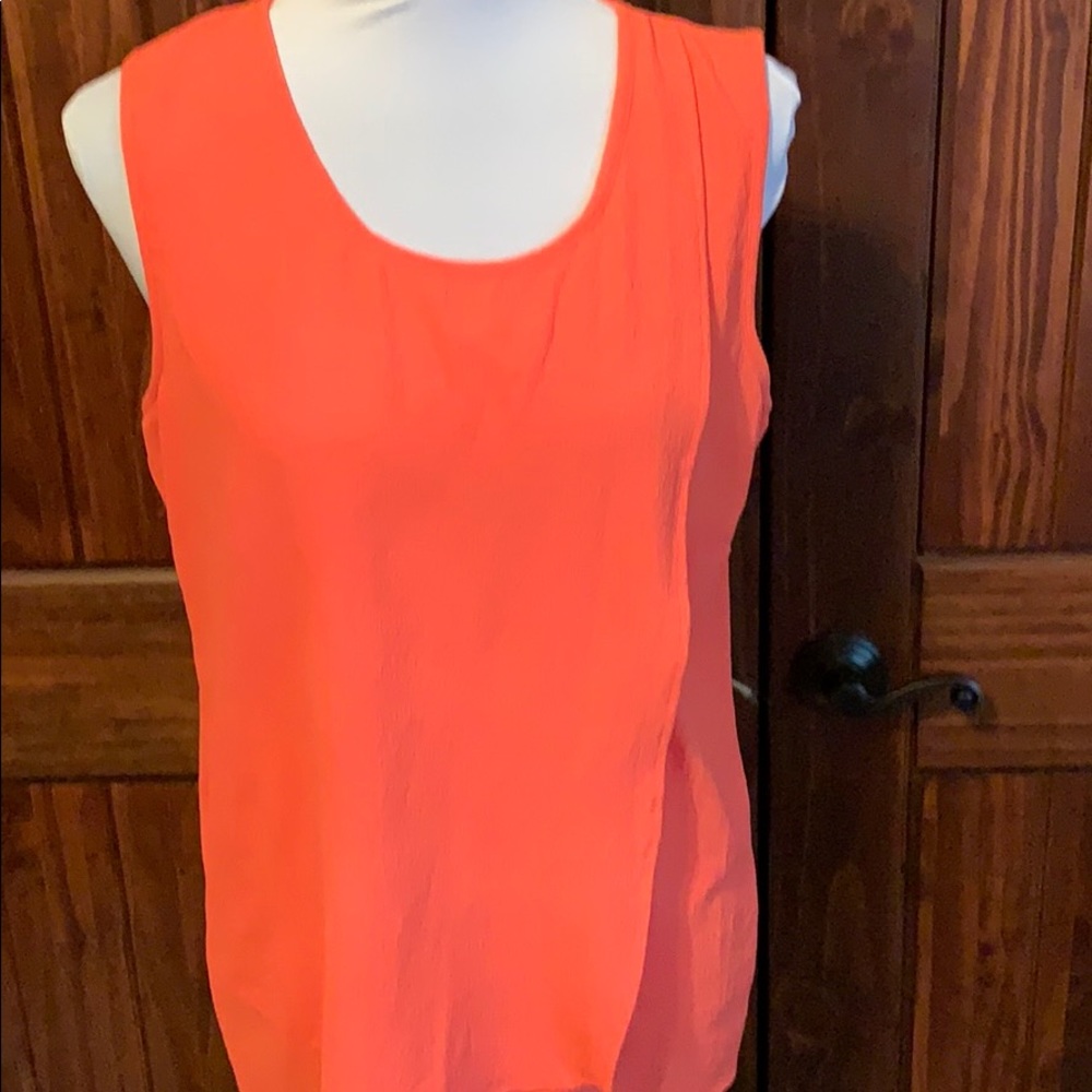 NWT Chelsea&Theodore Sleeveless top in coral